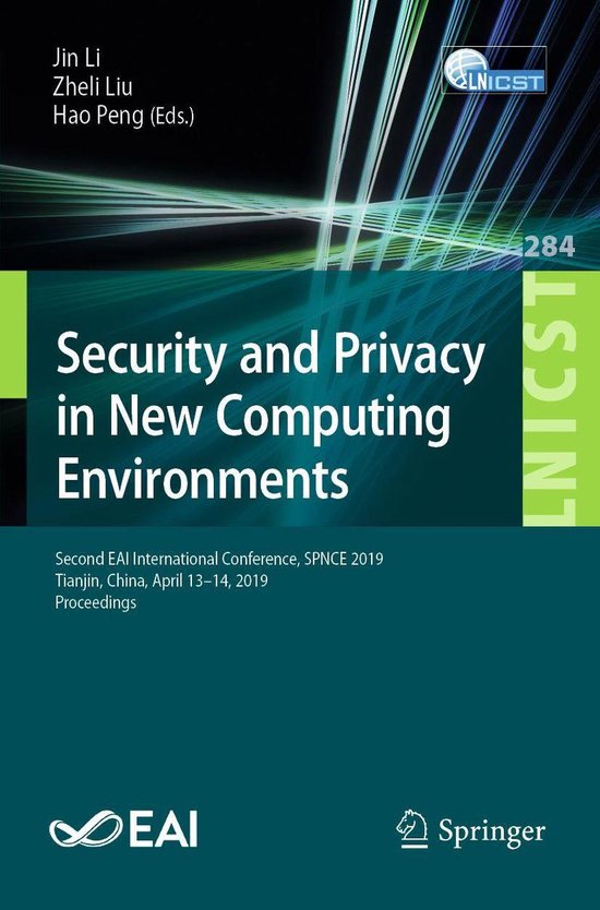 Springer Nature Proceedings Computer Science - Security and  ... - cover