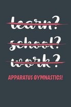 Learn? School? Work? Apparatus Gymnastics!