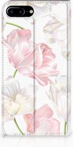 Étui Flipcover iPhone 8 Plus | 7plus Design Lovely Fleurs