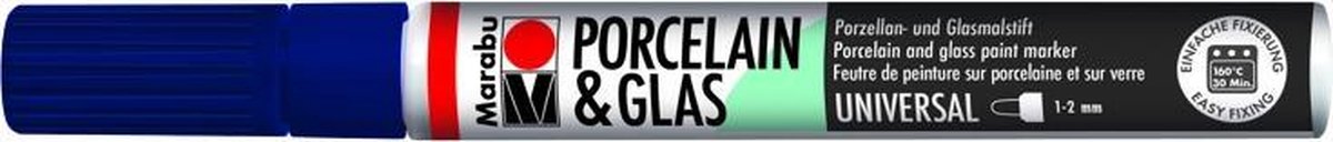 Porselein & Glasverfstift 1-2MM