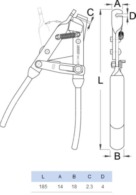 Pince tire câble UNIOR 