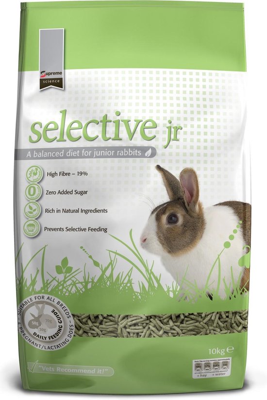 van nu af aan injecteren Wortel Supreme Science Selective Junior Rabbit - 10 kg | bol.com