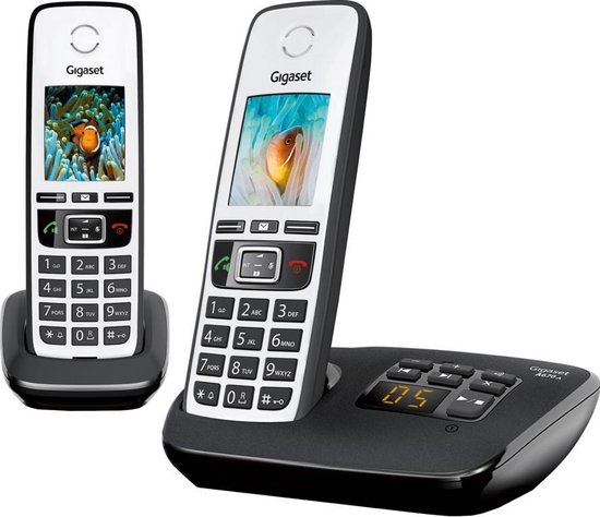 bol.com | Gigaset A670A - Duo DECT telefoon - met antwoordapparaat -  Zilver/Zwart