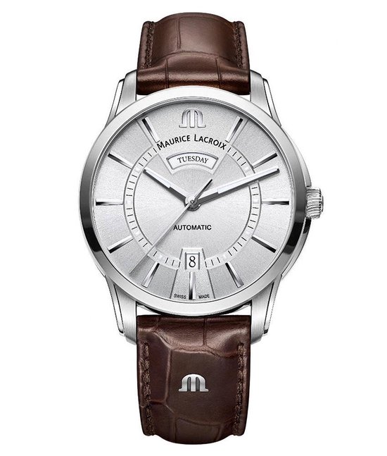 Maurice Lacroix PT6358-SS001-130-1 horloge heren - bruin - edelstaal |  bol.com