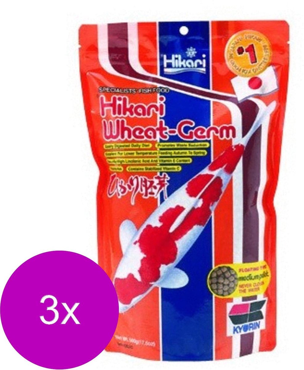 Hikari Wheat-Germ Medium - Vijvervoer - 3 x 500 g