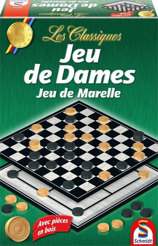 vertegenwoordiger Wie Familielid Schmidt spel Classic Line Jeu de dames / de la Marelle FR | Games | bol.com