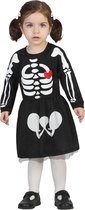 Schattig skelet kostuum voor meisjes - Verkleedkleding