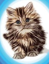 Cute Kitten Composition Notebook, 4x4 Quad Rule Graph Paper