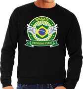 Zwart Brazil drinking team sweater heren XL
