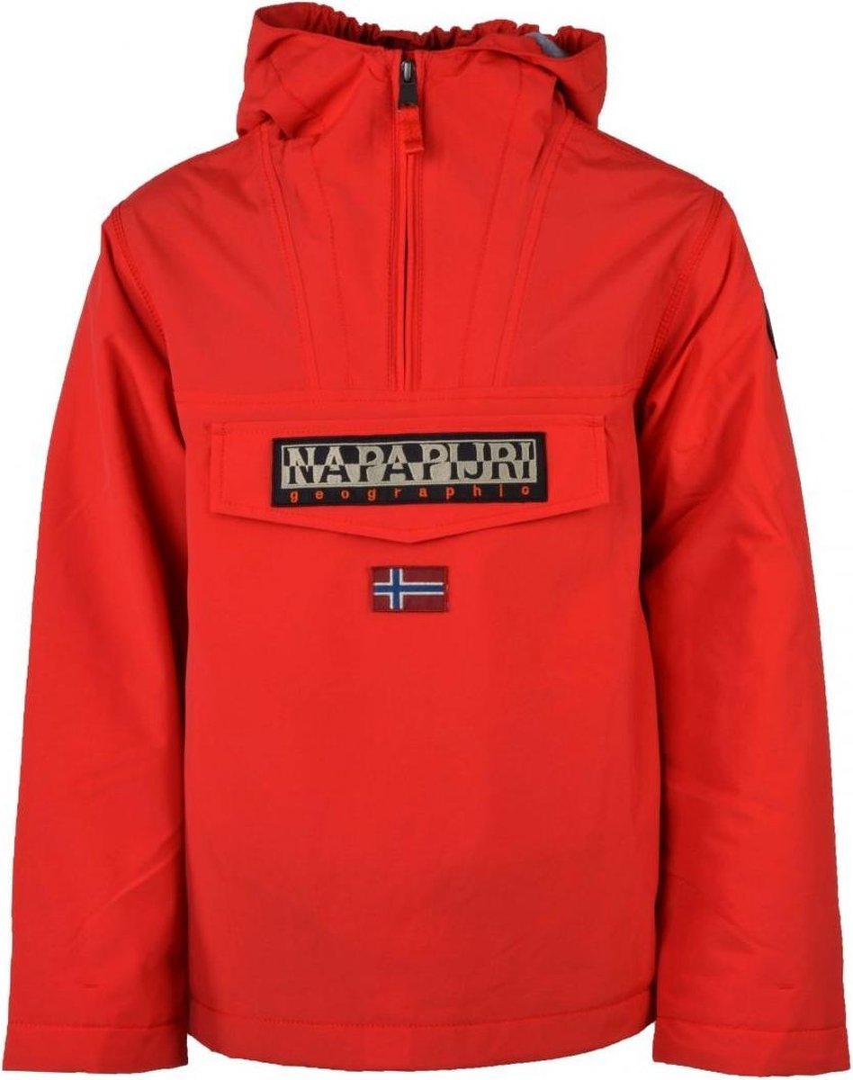 Napapijri Jongens jacks Napapijri Anorak rood 140 | bol.com