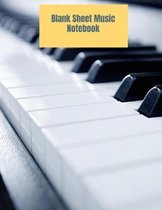 Blank Sheet Music Notebook