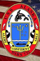 US Navy Ohio Class Submarine USS Albany SSBN 732 Crest Badge Journal