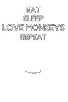 Eat Sleep Love Monkeys Repeat