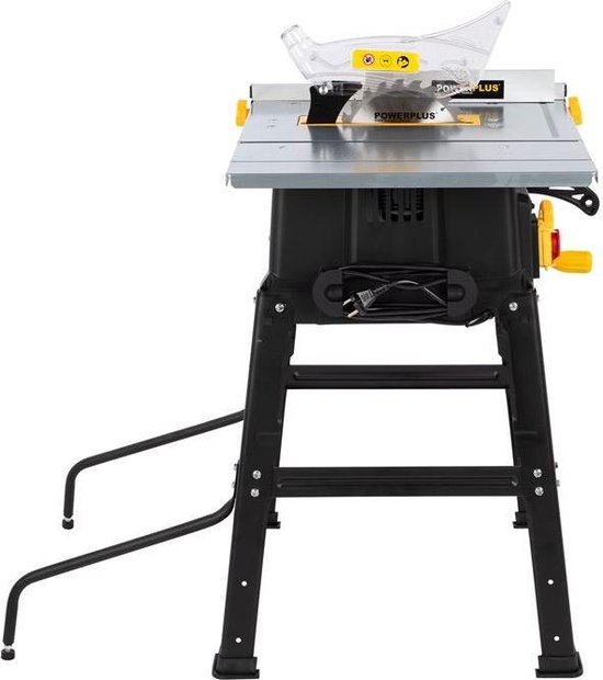 Powerplus elektrische tafelzaag POWX07590 - 4800W zaag, Ø210mm - recht, schuin, verstek - 479x469mm uitschuifbare tafel - met 1 acc.