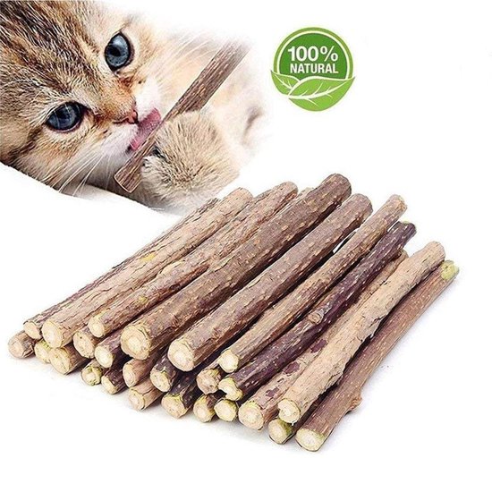 Zending Oppervlakte Farmacologie Kattensnacks - [20 stuks ] - Kattenkruid - Matatabi stokjes | bol.com