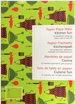 Papieren placemats - Keuken 32 stuks