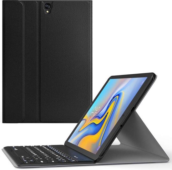 Voorwaarden Verovering Slepen Samsung Galaxy Tab A 10.5 Bluetooth Keyboard Cover - zwart | bol.com