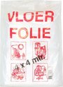 Afdekfolie - Vloerfolie - 4 x 4 m - Extra Sterk