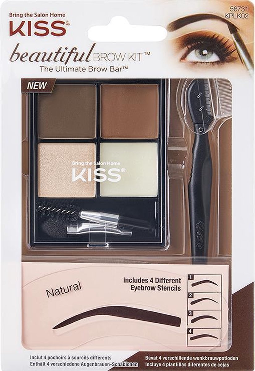 Kiss brow kit beautiful 1 st