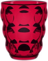 Italesse waterglas Bolle tumbler Colorpro� rood handgemaakt