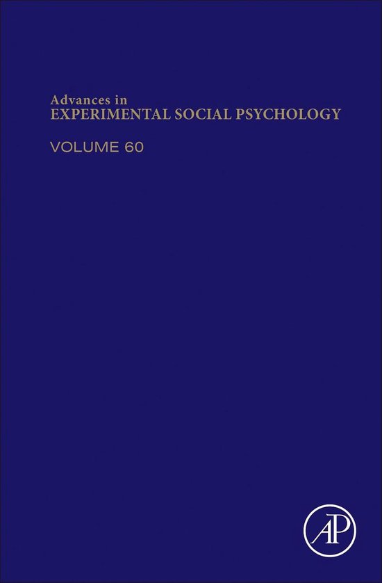 Advances in Experimental Social Psychology 60 - Advances in  ... - cover
