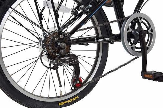 wheelerz.nl Vouwfiets 20 Inch - 6 Speed Shimano - Zilver van Wheelerz — afbeelding 2