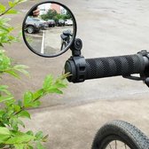 Rétroviseur pour vélo - Miroir pour vélo - Facile à assembler - Montage robuste sur le guidon - Matériau solide et grand angle de vue