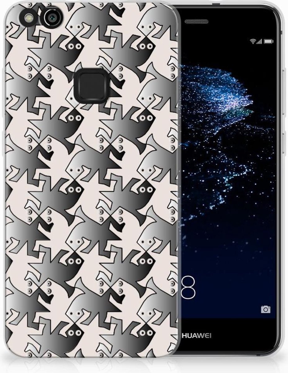 Huawei P10 Lite TPU Hoesje Salamander Grey