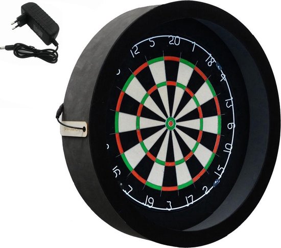Afbeelding van het spel Dragon - Sorpresa PRO - zwart - dartbord verlichting - dartbord berscherming ring