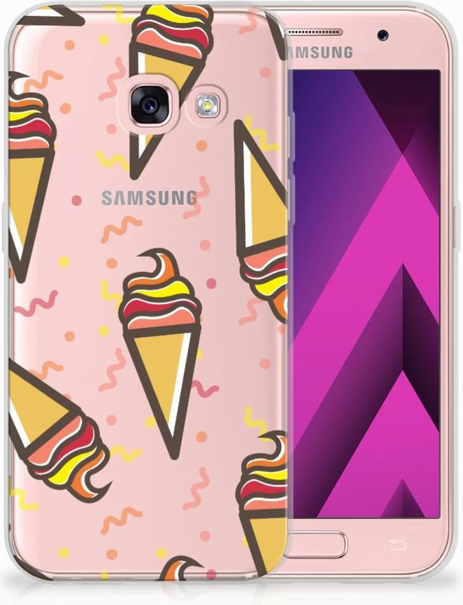 Samsung Galaxy A3 2017 Siliconen Case Icecream