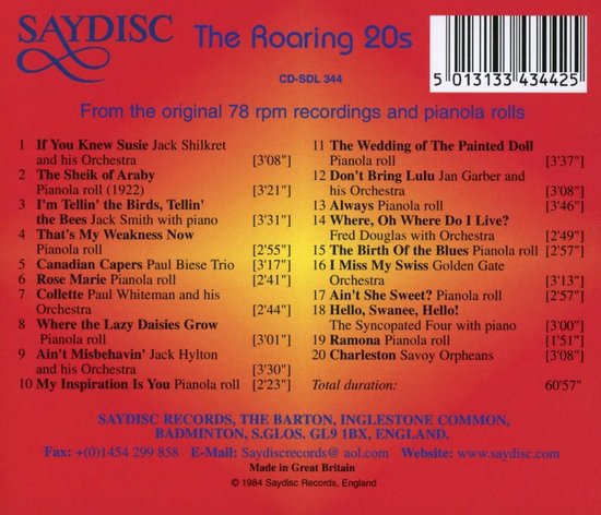 Various Artists - Nostalgia - The Roaring 20s (CD), various artists ...