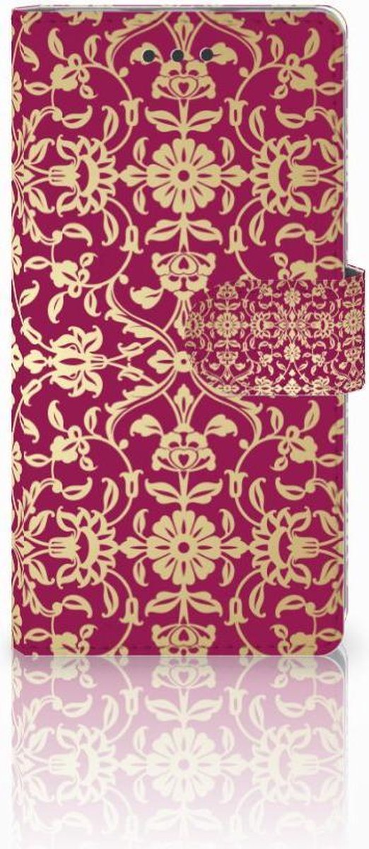 Wallet Case Huawei Ascend P8 Lite Barok Pink
