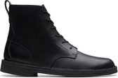 Clarks Desert Mali Heren Veterboot - Black Polished - Maat 45