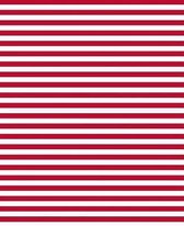 School Composition Book Red White Stripes Design Pattern