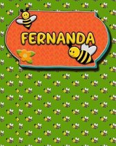 Handwriting Practice 120 Page Honey Bee Book Fernanda