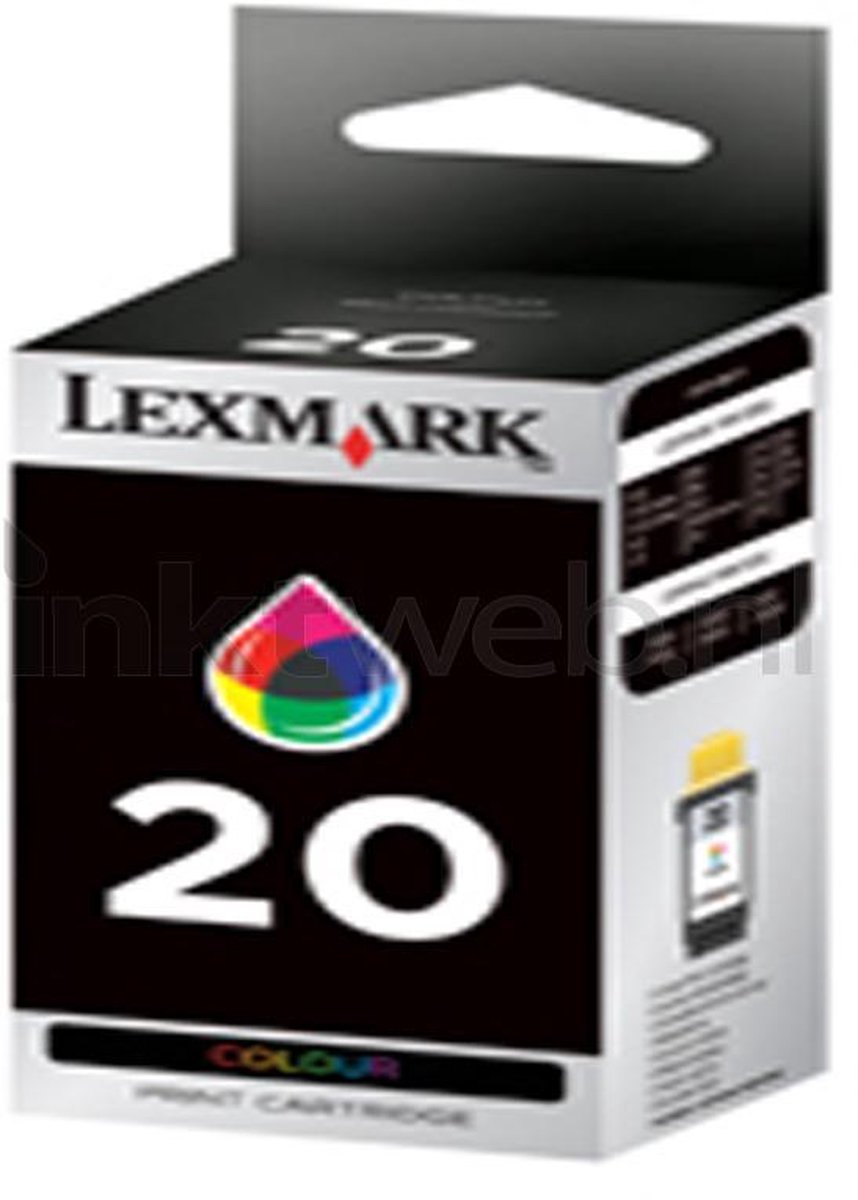 Lexmark 20 / 15MX120E inktcartridge kleur (compatible)