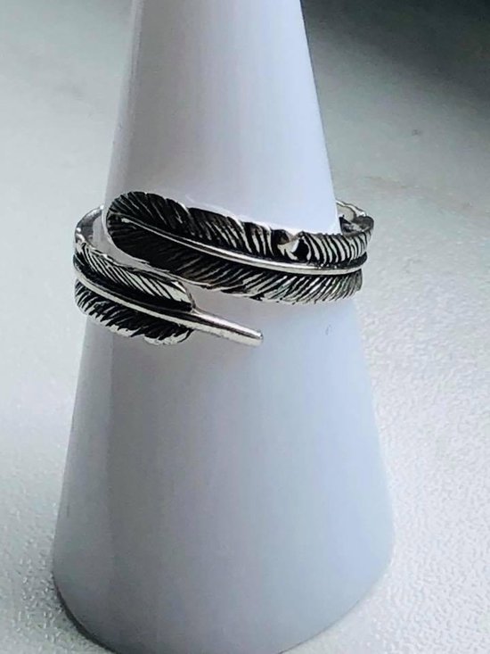 - Boho Veer Ring - Zilver - One size