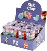 Silk Clay®, 12 sets, neon kleuren, standard farver