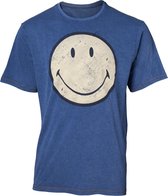 Smiley - Faux Denim Men s T-shirt - L