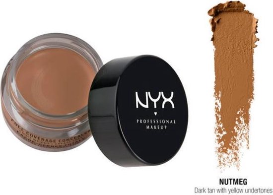 NYX Full Coverage Concealer Jar CJ08 Nutmeg bol