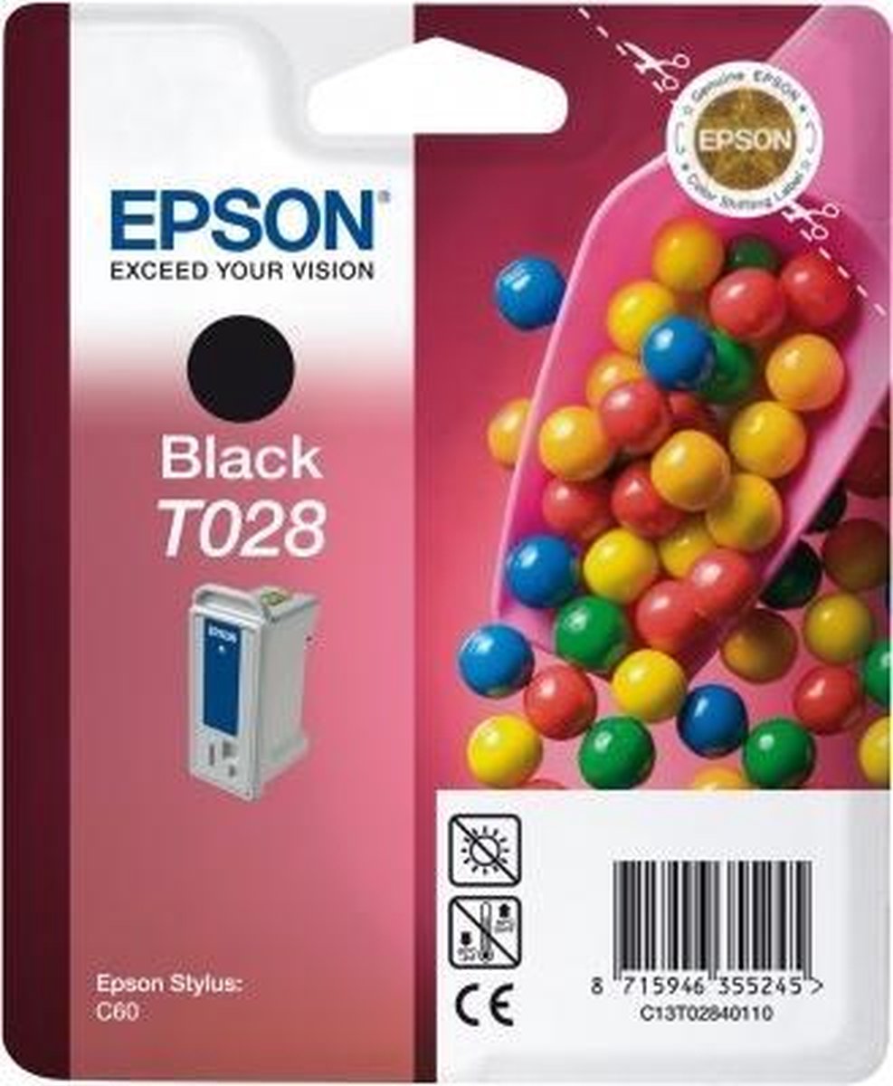 Epson T0284 - Inktcartridge / Zwart