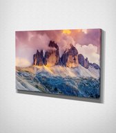 Cloudy Mountains Canvas - 100 x 70 cm