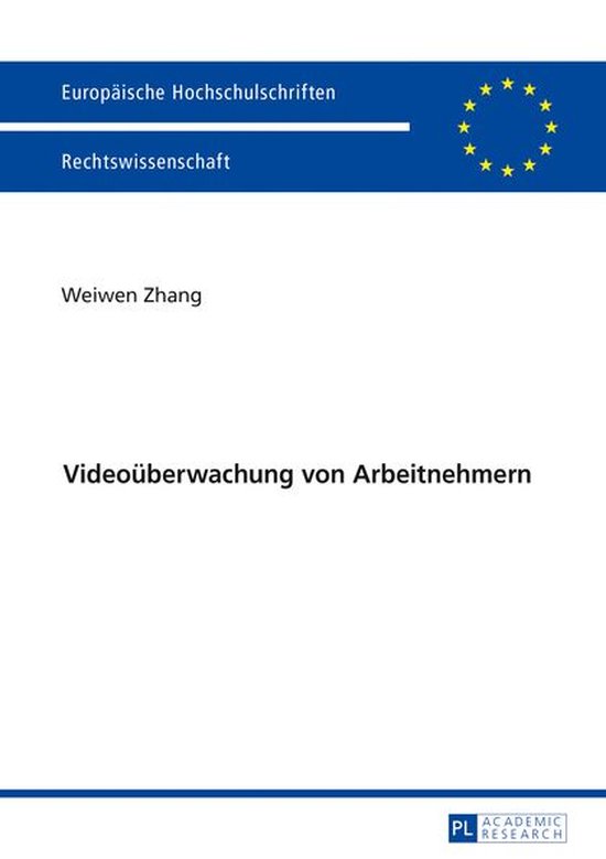 Europaeische Hochschulschriften Recht 5969 - Videoueberwachu ... - cover