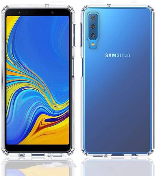 samsung a7 2018 hoesje transparant - Samsung galaxy a7 2018 hoesje  siliconen case... | bol.com