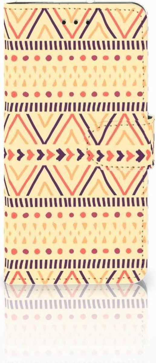 Motorola Moto G7 Play Telefoon Hoesje Aztec Yellow