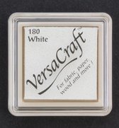 Tsukineko Inkpad - VersaCraft - small - White - wit