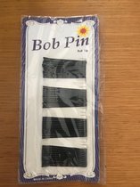 Schuifspeldjes - Bobby Pins 4,5 cm recht zwart 48 stuks