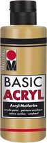 Basic Acryl busje 80 ML - Goud  Metallic