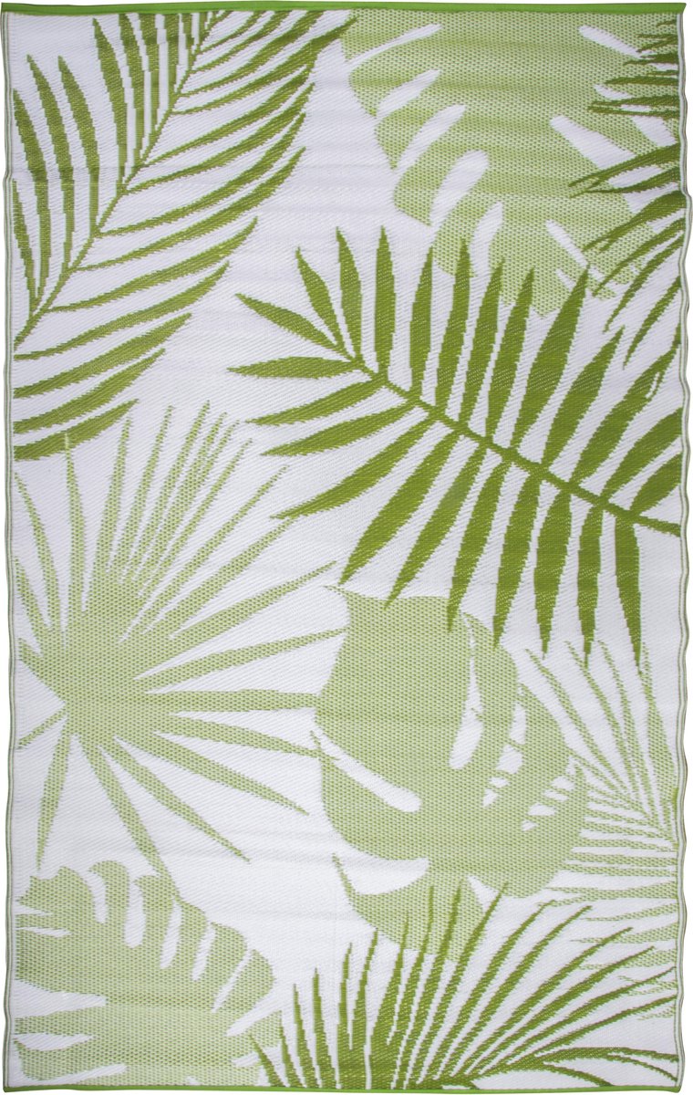 Esschert Design Buitenkleed 241x152 cm jungle bladeren OC22