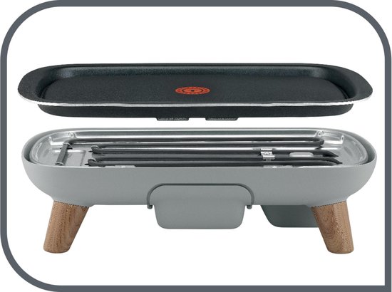 Tefal Plancha power grill CB658B Assiette grill 47,5 L x 31,3